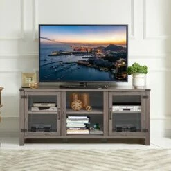Costway TV Stand Entertainment Center for TV's up to 65'' w/ Storage Cabinets Deep Taupe 13 Costway TV Stand Entertainment Center for TV's up to 65'' w/ Storage Cabinets Deep Taupe -Cheap TV Stands Store unnamed file 6662