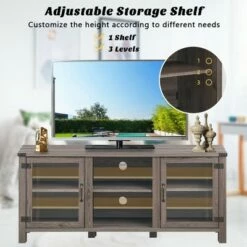 Costway TV Stand Entertainment Center for TV's up to 65'' w/ Storage Cabinets Deep Taupe 17 Costway TV Stand Entertainment Center for TV's up to 65'' w/ Storage Cabinets Deep Taupe -Cheap TV Stands Store unnamed file 6666