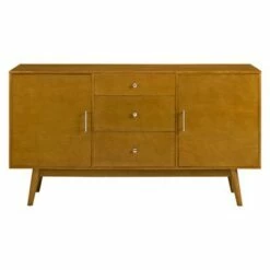 Mid-Century Modern Wood Console TV Stand for TVs up to 65" - Saracina Home Walnut -Cheap TV Stands Store unnamed file 6673
