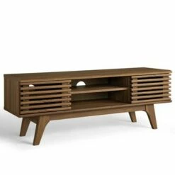 Render Media Console TV Stand for TVs up to 50" Walnut - Modway