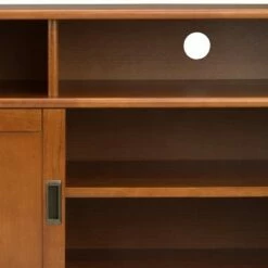 Tall Tierney Solid Hardwood Mid Century TV Stand for TVs up to 60" Teak Brown - WyndenHall -Cheap TV Stands Store unnamed file 6727