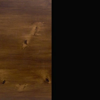 Hexagon 2 Door TV Stand for TVs up to 80" Black/Truffle - Nexera 5 Hexagon 2 Door TV Stand for TVs up to 80" Black/Truffle - Nexera - Image 3