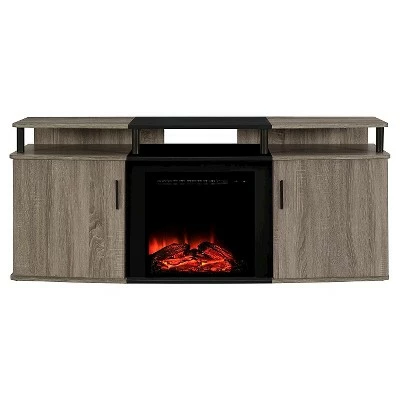 Kimmel Electric Fireplace TV Console for TVs up to 70" - Room & Joy Cherry 9 Kimmel Electric Fireplace TV Console for TVs up to 70" - Room & Joy Cherry - Image 7