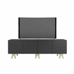 Runway TV Stand for TVs up to 80" - Nexera White/russian Birch Plywood -Cheap TV Stands Store unnamed file 6784