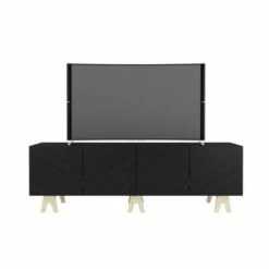 Runway TV Stand for TVs up to 80" - Nexera White/russian Birch Plywood -Cheap TV Stands Store unnamed file 6785