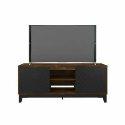 Arrow 2 Door TV Stand for TVs up to 70" - Nexera Black/bark Gray -Cheap TV Stands Store unnamed file 6816