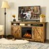 Costway 60'' Industrial Fireplace TV Stand W/18'' 750W/1500W Electric Fireplace -Cheap TV Stands Store unnamed file 6892