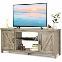 Costway 59'' TV Stand Media Console Center w/ Storage Cabinet for 65'' TV NaturalBlackCoffee 25 Costway 59'' TV Stand Media Console Center w/ Storage Cabinet for 65'' TV NaturalBlackCoffee -Cheap TV Stands Store unnamed file 6919
