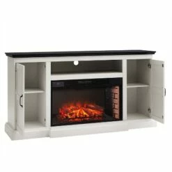 Binslen Widescreen Fireplace Media Console White/Black - Aiden Lane -Cheap TV Stands Store unnamed file 692