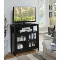 Big Sur Highboy TV Stand for TVs up to 50" Black - Breighton Home -Cheap TV Stands Store unnamed file 7000