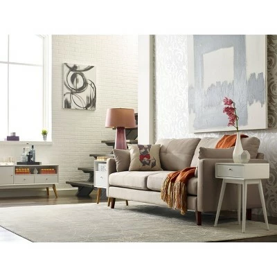 Lilou TV Stand for TVs up to 53" French White - Adore Decor 4 Lilou TV Stand for TVs up to 53" French White - Adore Decor - Image 2