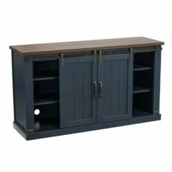Sliding Doors TV Stand for TVs up to 60" Navy - Home Essentials -Cheap TV Stands Store unnamed file 7132