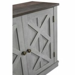 Saw Cut TV Stand for TVs up to 55" Off White - Home Essentials -Cheap TV Stands Store unnamed file 7175