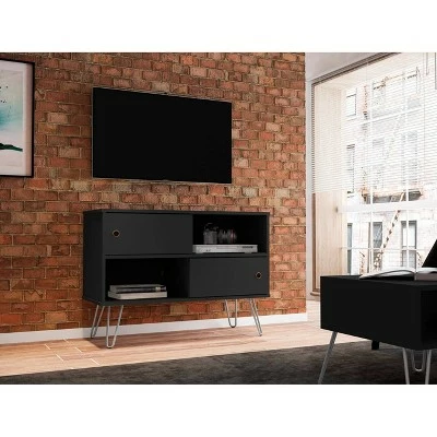 Baxter TV Stand for TVs up to 32" - Manhattan Comfort White 3 Baxter TV Stand for TVs up to 32" - Manhattan Comfort White