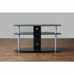 Orbit and Silver TV Stand for TVs up to 40" Black/Silver - Baxton Studio -Cheap TV Stands Store unnamed file 7203