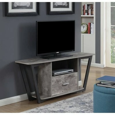 Graystone TV Stand for TVs up to 60" Faux Birch/Slate Gray - Breighton Home 4 Graystone TV Stand for TVs up to 60" Faux Birch/Slate Gray - Breighton Home - Image 2
