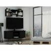 Hampton TV Stand for TVs up to 46" - Manhattan Comfort Maple Cream