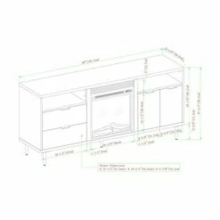 Ronan Modern Storage with Electric Fireplace TV Stand for TVs up to 65" - Saracina Home Slate Gray 17 Ronan Modern Storage with Electric Fireplace TV Stand for TVs up to 65" - Saracina Home Slate Gray -Cheap TV Stands Store unnamed file 725