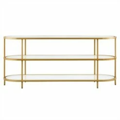 Henn& Hart Brass Finish Oval TV Stand - Henn&Hart -Cheap TV Stands Store unnamed file 7282