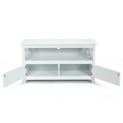 Costway Modern Free Standing TV Cabinet Wooden Console Media Entertainment Center 9 Costway Modern Free Standing TV Cabinet Wooden Console Media Entertainment Center - Image 7