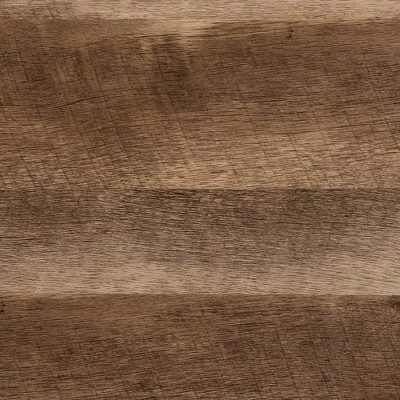 Connell Two-Tone Wood and Metal 2 Door TV Stand for TVs up to 40" Natural Brown/Black - Baxton Studio 8 Connell Two-Tone Wood and Metal 2 Door TV Stand for TVs up to 40" Natural Brown/Black - Baxton Studio - Image 6