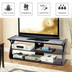 Costway 3-Tier Tempered Glass Top TV Stand Entertainment Center Media Console Furniture 16 Costway 3-Tier Tempered Glass Top TV Stand Entertainment Center Media Console Furniture -Cheap TV Stands Store unnamed file 7509