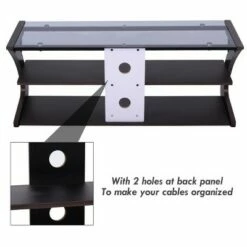 Costway 3-Tier Tempered Glass Top TV Stand Entertainment Center Media Console Furniture 17 Costway 3-Tier Tempered Glass Top TV Stand Entertainment Center Media Console Furniture -Cheap TV Stands Store unnamed file 7510