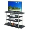 Designs2Go No Tools Wide Highboy 4 Tier TV Stand for TVs up to 43" - Breighton Home White -Cheap TV Stands Store unnamed file 7513