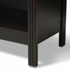 Callie Modern and Contemporary Finished TV Stand for TVs up to 60" Dark Brown - Baxton Studio -Cheap TV Stands Store unnamed file 7535