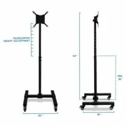 Mount-It! Metal Mobile TV Stand with Wheels Black Screens up to 42" (MI-849) MI-879 11 Mount-It! Metal Mobile TV Stand with Wheels Black Screens up to 42" (MI-849) MI-879 -Cheap TV Stands Store unnamed file 7548