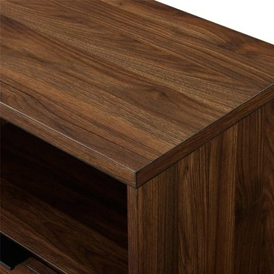 Visconti Boho Slat Door TV Stand for TVs up to 65" - Saracina Home English Oak 7 Visconti Boho Slat Door TV Stand for TVs up to 65" - Saracina Home English Oak - Image 5