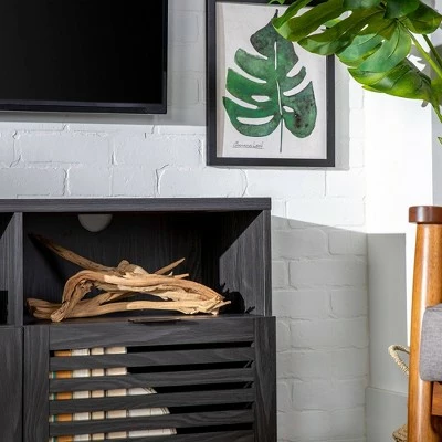 Visconti Boho Slat Door TV Stand for TVs up to 65" - Saracina Home English Oak 10 Visconti Boho Slat Door TV Stand for TVs up to 65" - Saracina Home English Oak - Image 8