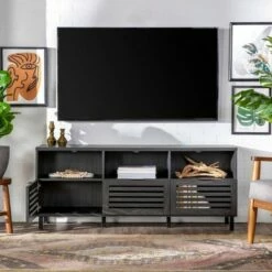 Visconti Boho Slat Door TV Stand for TVs up to 65" - Saracina Home English Oak 41 Visconti Boho Slat Door TV Stand for TVs up to 65" - Saracina Home English Oak -Cheap TV Stands Store unnamed file 7649