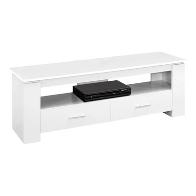 2 Drawers TV Stand for TVs up to 47" - EveryRoom White 7 2 Drawers TV Stand for TVs up to 47" - EveryRoom White - Image 5