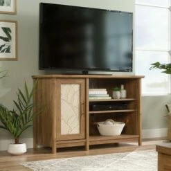Coral CapeTV Stand for TVs up to 42" Sandoori Light Brown - Sauder