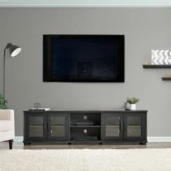 Fremont Glass Cabinets TV Stand for TVs up to 90" Black - CorLiving 16 Fremont Glass Cabinets TV Stand for TVs up to 90" Black - CorLiving -Cheap TV Stands Store unnamed file 7759