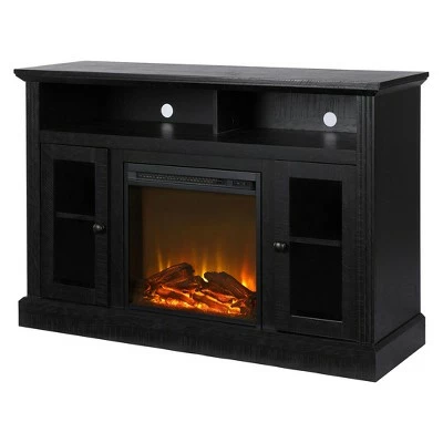 Pinnacle Point Fireplace TV Console - Room & Joy Espresso 4 Pinnacle Point Fireplace TV Console - Room & Joy Espresso - Image 2