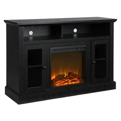 Pinnacle Point Fireplace TV Console - Room & Joy Espresso 5 Pinnacle Point Fireplace TV Console - Room & Joy Espresso - Image 3