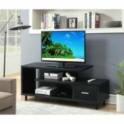 Seal II TV Stand for TVs up to 60" Black - Breighton Home