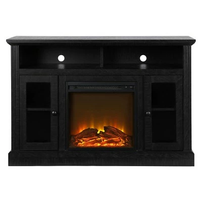Pinnacle Point Fireplace TV Console - Room & Joy Espresso 14 Pinnacle Point Fireplace TV Console - Room & Joy Espresso - Image 12