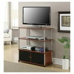 Highboy TV Stand for TVs up to 37" Cherry - Breighton Home -Cheap TV Stands Store unnamed file 7910