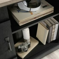 Farmhouse TV Stand for TVs up to 70" with Oak Accent Raven Oak - Sauder 12 Farmhouse TV Stand for TVs up to 70" with Oak Accent Raven Oak - Sauder -Cheap TV Stands Store unnamed file 7924