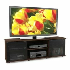 Flat Panel TV Stand for TVs up to 64" - CorLiving Ravenwood Black -Cheap TV Stands Store unnamed file 7943