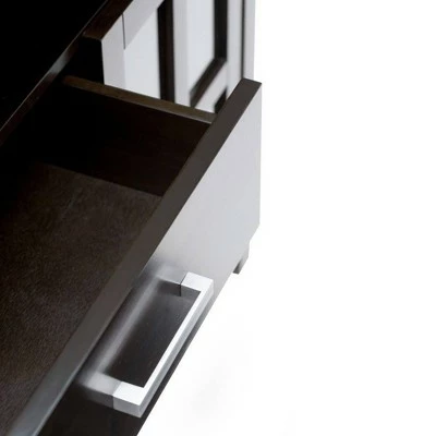 Waterloo Tall TV Stand for TVs up to 55" Hickory Brown - WyndenHall 5 Waterloo Tall TV Stand for TVs up to 55" Hickory Brown - WyndenHall - Image 3