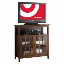 Big Sur Highboy TV Stand for TVs up to 42" Espresso - Breighton Home