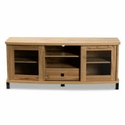 Walda Wood 1 Drawer TV Stand for TVs up to 55" Oak Brown/Black - Baxton Studio 11 Walda Wood 1 Drawer TV Stand for TVs up to 55" Oak Brown/Black - Baxton Studio -Cheap TV Stands Store unnamed file 8043