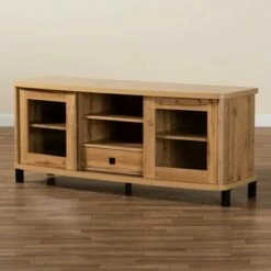 Walda Wood 1 Drawer TV Stand for TVs up to 55" Oak Brown/Black - Baxton Studio 15 Walda Wood 1 Drawer TV Stand for TVs up to 55" Oak Brown/Black - Baxton Studio -Cheap TV Stands Store unnamed file 8047