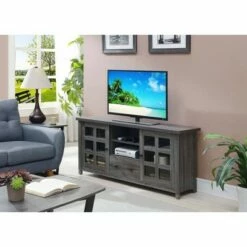 Newport Park Lane TV Stand for TVs up to 60" - Breighton Home White