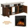 Costway 63'' Fireplace TV Stand W/18'' 1500W Electric Fireplace up to 70'' Walnut -Cheap TV Stands Store unnamed file 8075