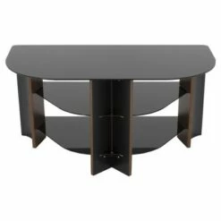 Glass Shelves TV Stand for TVs up to 42" - AVF Walnut/black 11 Glass Shelves TV Stand for TVs up to 42" - AVF Walnut/black -Cheap TV Stands Store unnamed file 8129